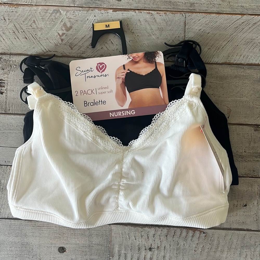 Set of 2 nursing bras